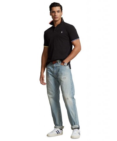 Men's Classic-Fit Mesh Polo Shirt Black $53.75 Polo Shirts