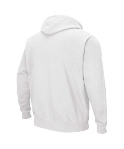 Men's White Stanford Cardinal Arch Logo 3.0 Pullover Hoodie $18.80 Sweatshirt