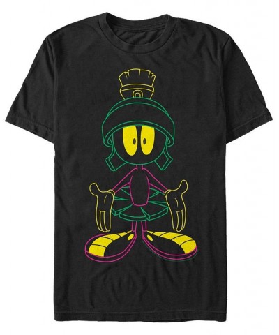 Looney Tunes Men's Neon Marvin The Martian Short Sleeve T-Shirt $19.94 T-Shirts