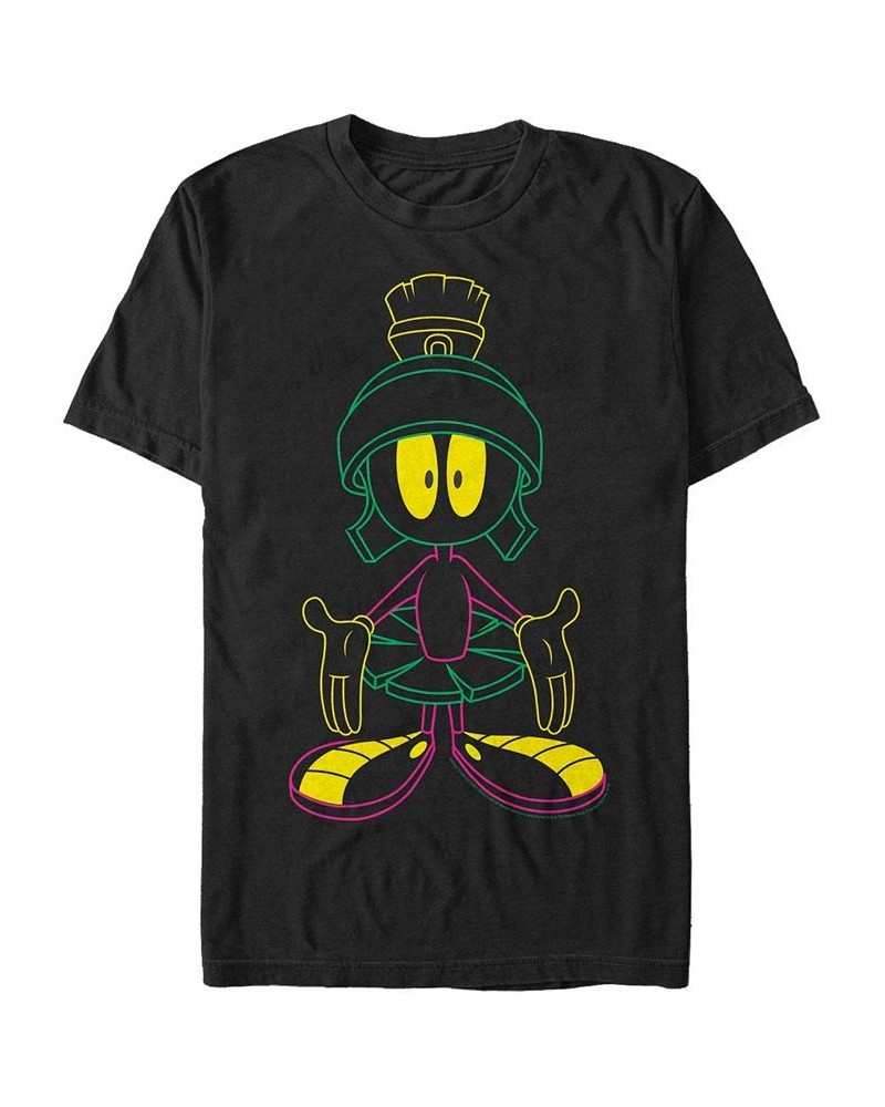 Looney Tunes Men's Neon Marvin The Martian Short Sleeve T-Shirt $19.94 T-Shirts