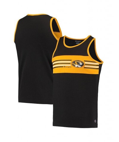 Men's Black Missouri Tigers Colorblock Tank Top $19.94 T-Shirts