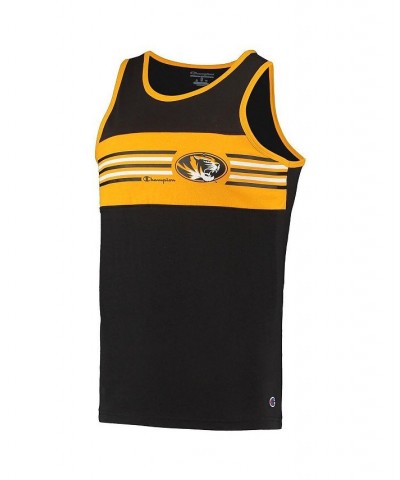 Men's Black Missouri Tigers Colorblock Tank Top $19.94 T-Shirts