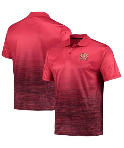 Men's Red Maryland Terrapins Marshall Polo $31.31 Polo Shirts