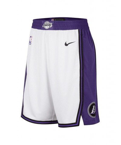 Men's White Los Angeles Lakers 2022/23 City Edition Swingman Shorts $39.26 Shorts