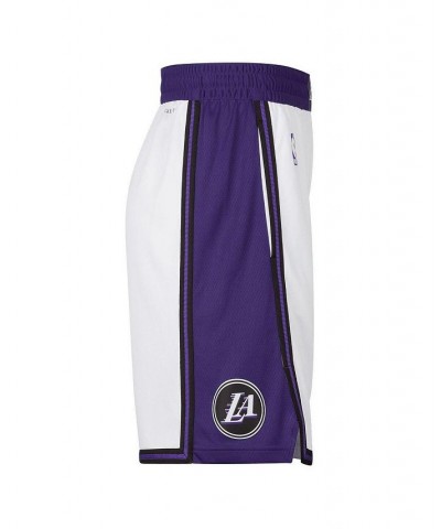 Men's White Los Angeles Lakers 2022/23 City Edition Swingman Shorts $39.26 Shorts