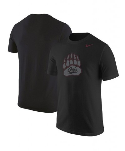 Men's Black Montana Grizzlies Logo Color Pop T-shirt $26.09 T-Shirts