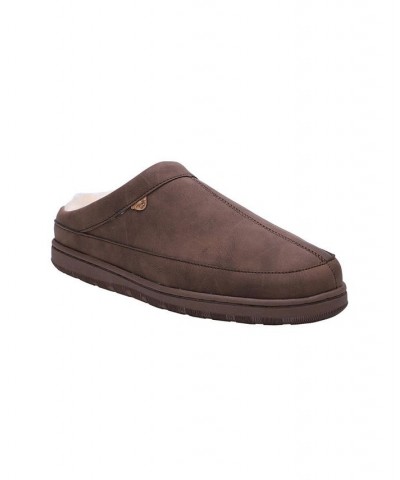 Men's Julian Clog Li Slipper Brown $35.39 Shoes