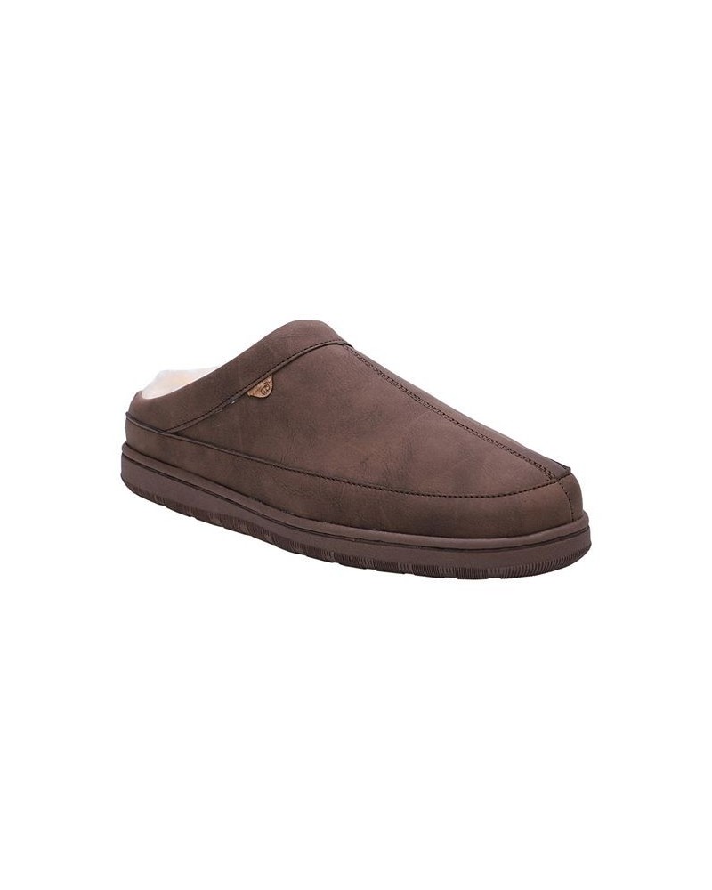 Men's Julian Clog Li Slipper Brown $35.39 Shoes