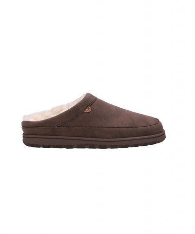 Men's Julian Clog Li Slipper Brown $35.39 Shoes