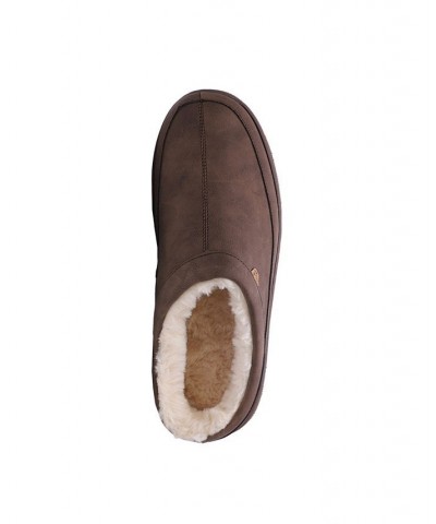 Men's Julian Clog Li Slipper Brown $35.39 Shoes