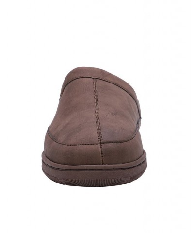 Men's Julian Clog Li Slipper Brown $35.39 Shoes