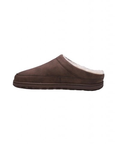 Men's Julian Clog Li Slipper Brown $35.39 Shoes