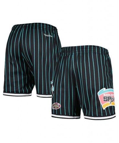 Men's Black San Antonio Spurs City Collection Heritage Mesh Shorts $47.30 Shorts