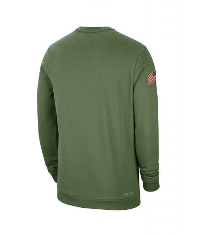 Men's Olive USC Trojans Military-Inspired Pullover Sweatshirt $31.20 Sweatshirt