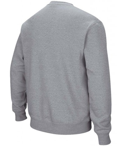 Men's Heathered Gray Pitt Panthers Arch Logo Sweatshirt $30.59 Sweatshirt