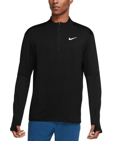 Men's Element Running Quarter-Zip Black $32.00 Sweatshirt