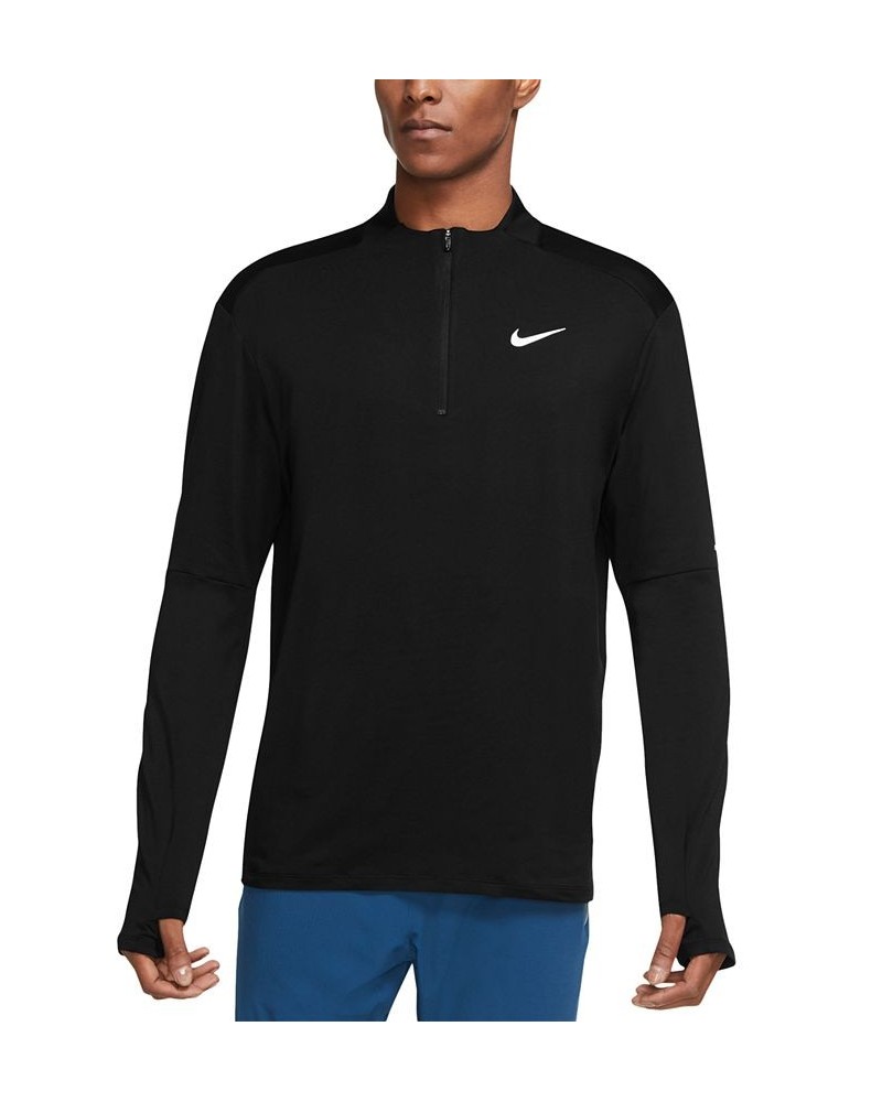 Men's Element Running Quarter-Zip Black $32.00 Sweatshirt