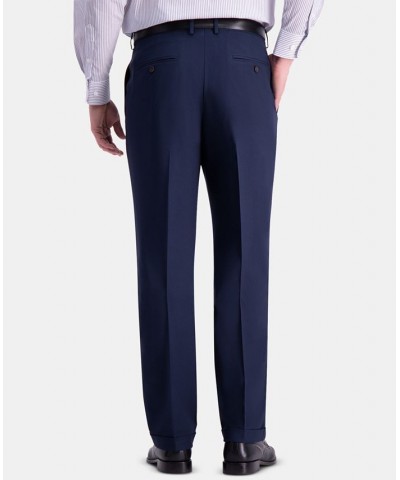 Men's Premium Comfort Stretch Classic-Fit Solid Pleated Dress Pants PD06 $32.99 Pants