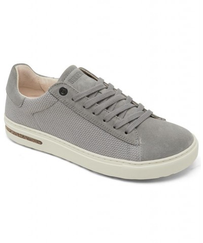 Women's Bend Low Canvas Casual Sneakers Gray $48.00 Shoes