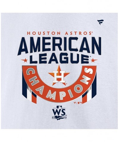 Men's Branded White Houston Astros 2022 American League Champions Locker Room Big and Tall T-shirt $34.19 T-Shirts