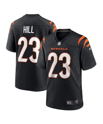 Men's Daxton Hill Black Cincinnati Bengals 2022 NFL Draft First Round Pick Game Jersey $41.73 Jersey