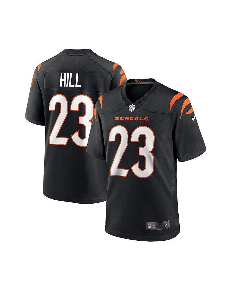 Men's Daxton Hill Black Cincinnati Bengals 2022 NFL Draft First Round Pick Game Jersey $41.73 Jersey