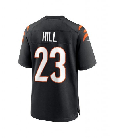 Men's Daxton Hill Black Cincinnati Bengals 2022 NFL Draft First Round Pick Game Jersey $41.73 Jersey