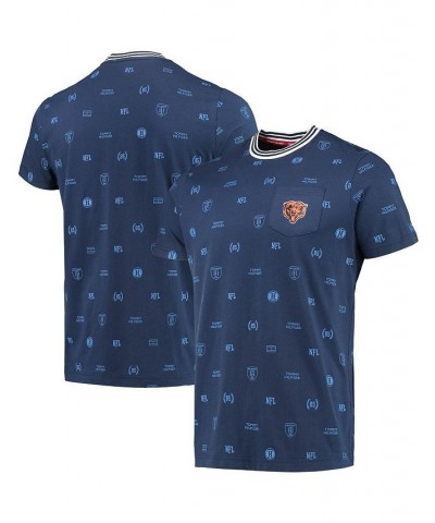 Men's Navy Chicago Bears Essential Pocket T-shirt $21.92 T-Shirts