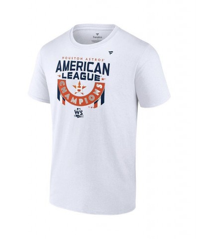 Men's Branded White Houston Astros 2022 American League Champions Locker Room Big and Tall T-shirt $34.19 T-Shirts