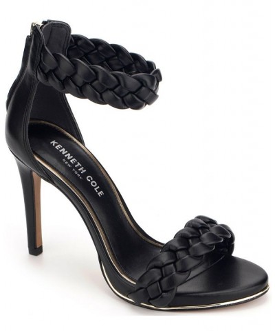 Women's Brooke 95 Braid Dress Sandals Black $53.20 Shoes