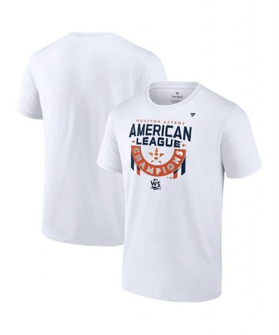 Men's Branded White Houston Astros 2022 American League Champions Locker Room Big and Tall T-shirt $34.19 T-Shirts