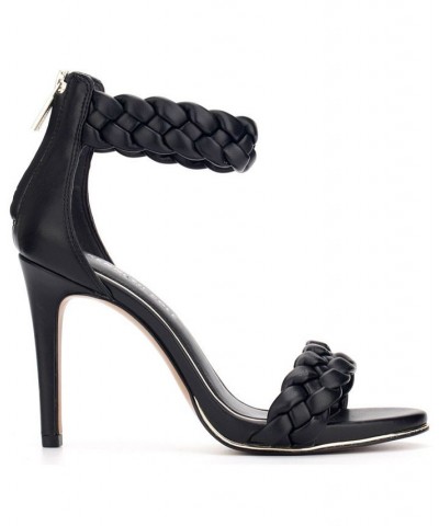 Women's Brooke 95 Braid Dress Sandals Black $53.20 Shoes