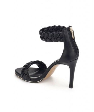 Women's Brooke 95 Braid Dress Sandals Black $53.20 Shoes