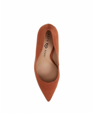 Women's the Dellilah High Architectural Heel Pumps Tan/Beige $45.36 Shoes