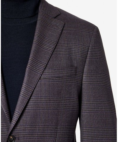 Men's Modern-Fit Pattern Check Sport Coats PD03 $103.70 Blazers