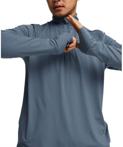 Men's Run Favorite Quarter-Zip Moisture-Wicking Sweatshirt Gray $34.45 Sweatshirt