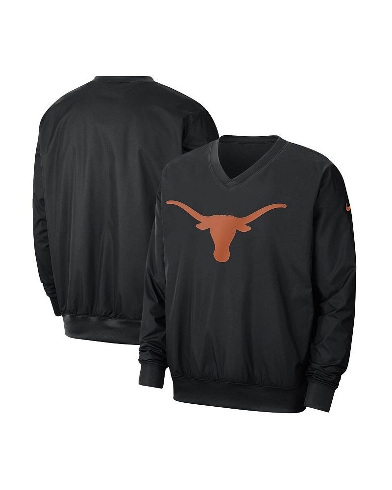 Men's Black Texas Longhorns Stadium Pullover Windbreaker Jacket $34.85 Jackets