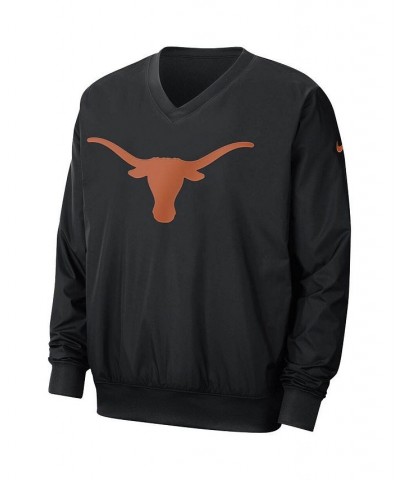 Men's Black Texas Longhorns Stadium Pullover Windbreaker Jacket $34.85 Jackets