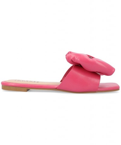 Women's Fayre Bow Sandals Pink $37.50 Shoes