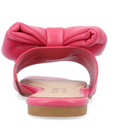 Women's Fayre Bow Sandals Pink $37.50 Shoes