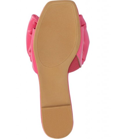 Women's Fayre Bow Sandals Pink $37.50 Shoes