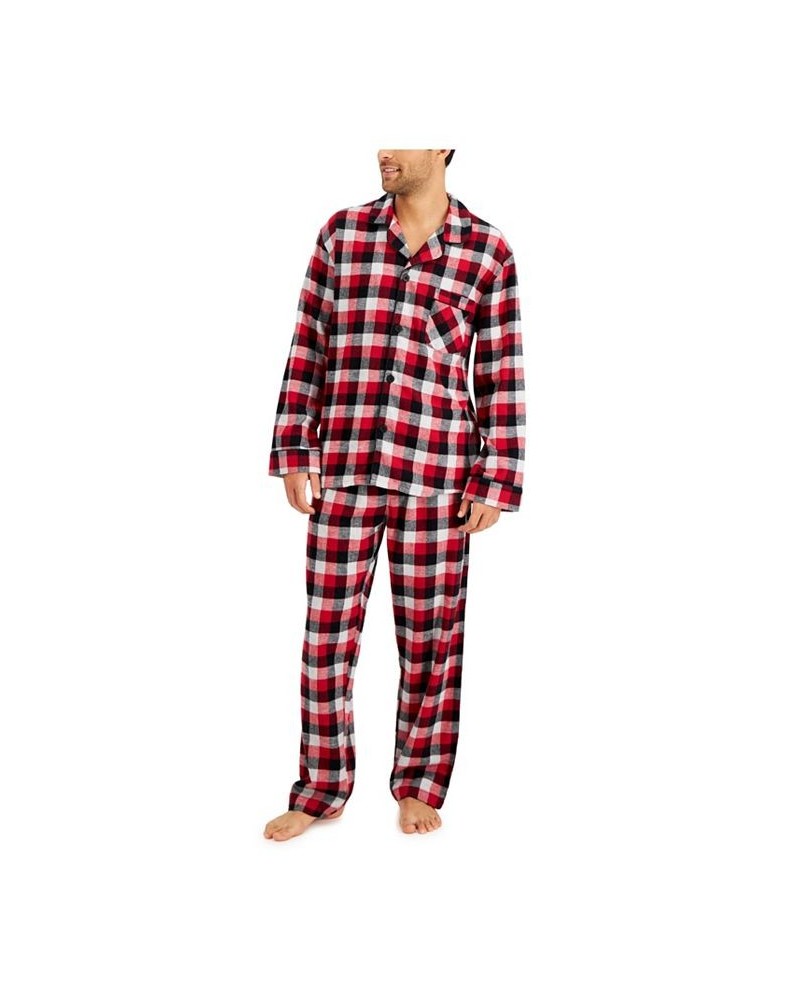 Men's Flannel Plaid Pajama Set PD03 $18.42 Pajama