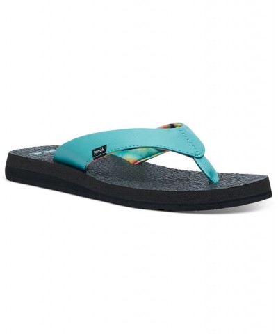 Women's Yoga Mat Sandals Blue $27.00 Shoes