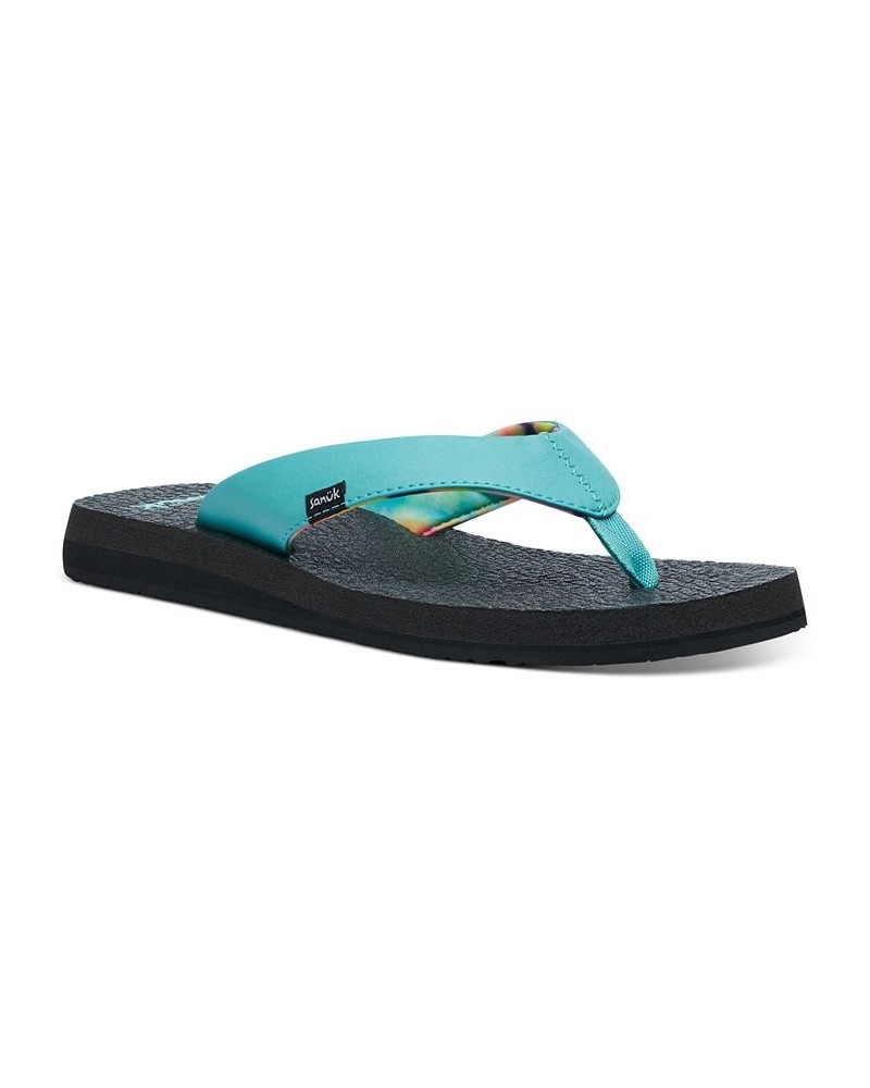 Women's Yoga Mat Sandals Blue $27.00 Shoes