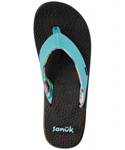 Women's Yoga Mat Sandals Blue $27.00 Shoes