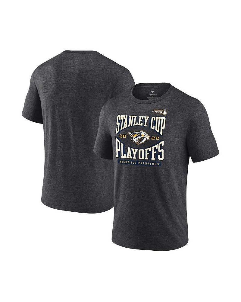 Men's Branded Charcoal Nashville Predators 2022 Stanley Cup Playoffs Wraparound T-shirt $15.58 T-Shirts