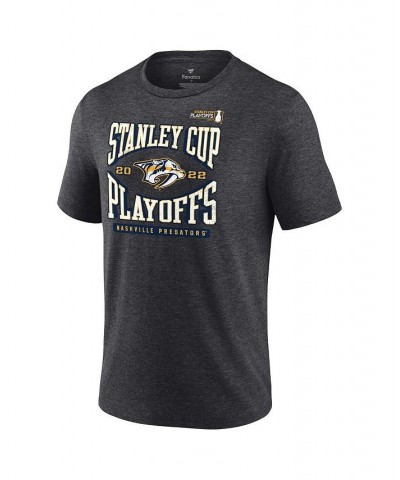 Men's Branded Charcoal Nashville Predators 2022 Stanley Cup Playoffs Wraparound T-shirt $15.58 T-Shirts