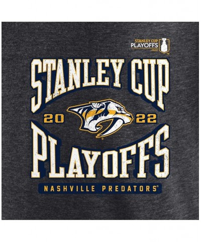 Men's Branded Charcoal Nashville Predators 2022 Stanley Cup Playoffs Wraparound T-shirt $15.58 T-Shirts