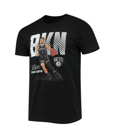 Men's Blake Griffin Black Brooklyn Nets 500 Level Player T-shirt $18.01 T-Shirts