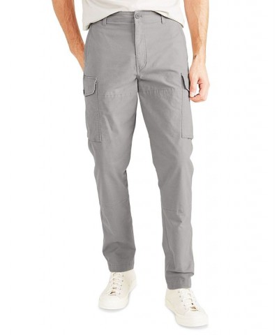 Men's Alpha Tapered-Fit Cargo Pants Gray $40.18 Pants